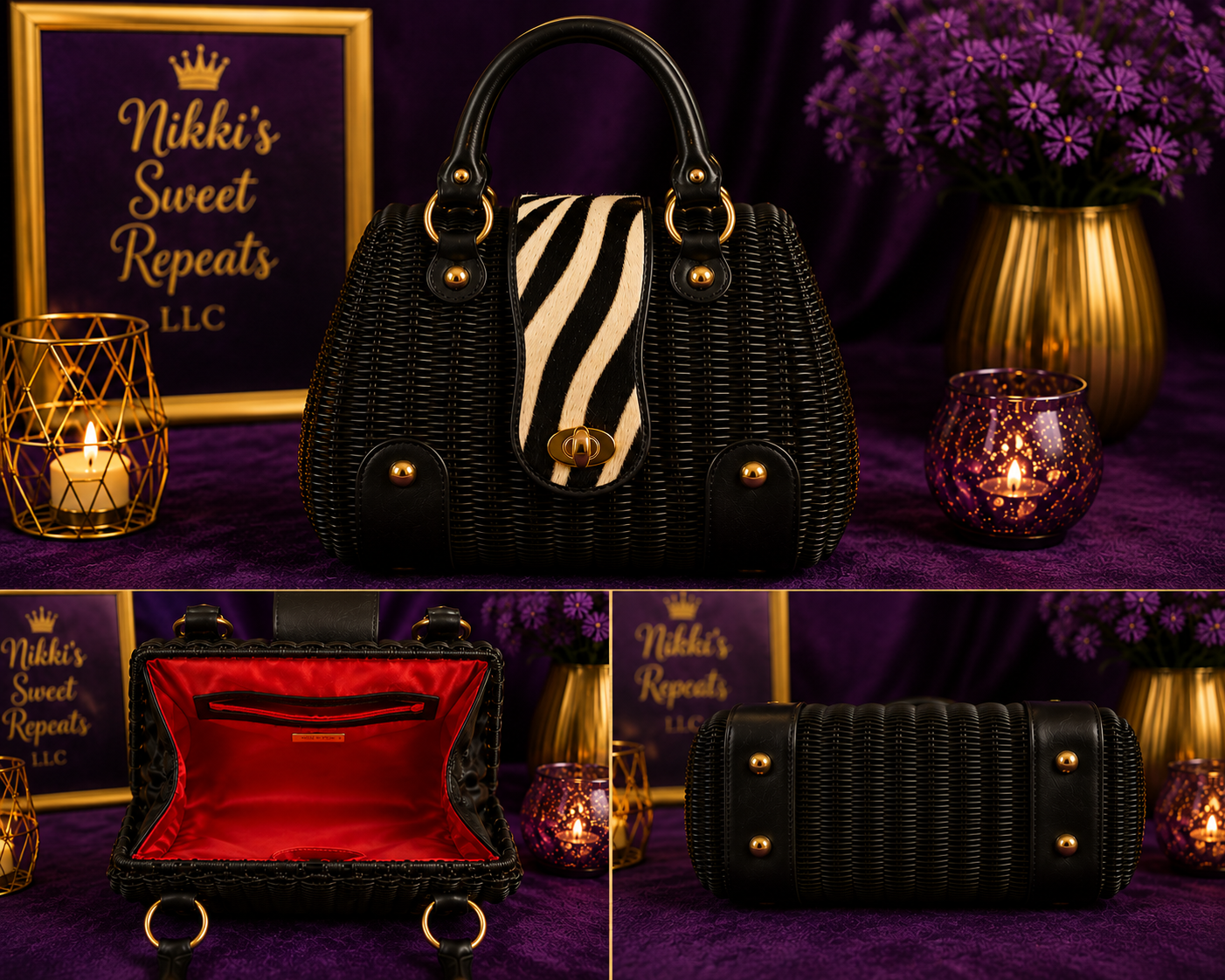 Adrienne Vittadini Wicker Purse