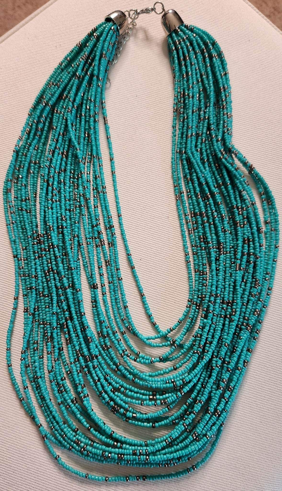 Multi Layer Small Beaded Necklace