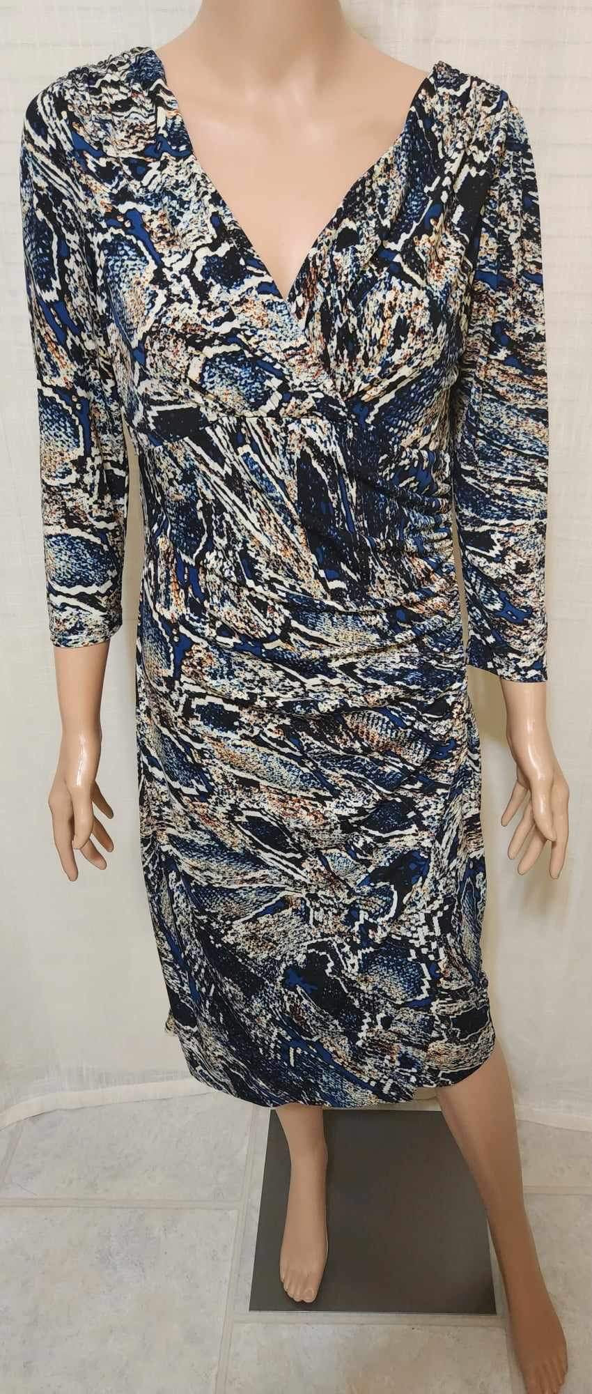 Evan Picone Faux Wrap  Dress